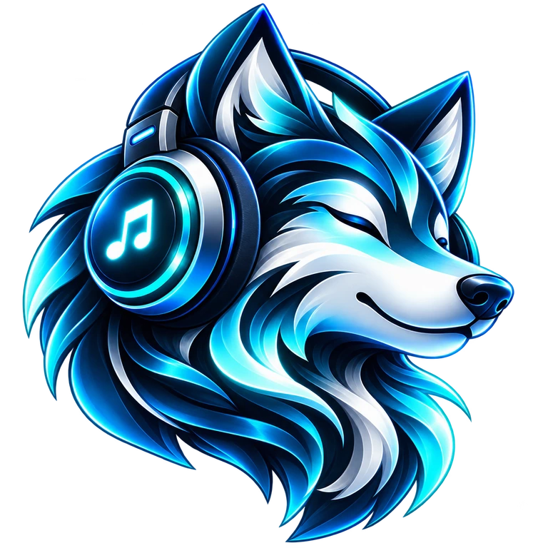 Leadstrium Muse wolf wearing headphones